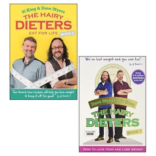 Hairy Dieters Collection 2 Books Set By Dave Myers, Si King & Hairy Bikers (The Hairy Dieters, The Hairy Dieters Eat for Life)