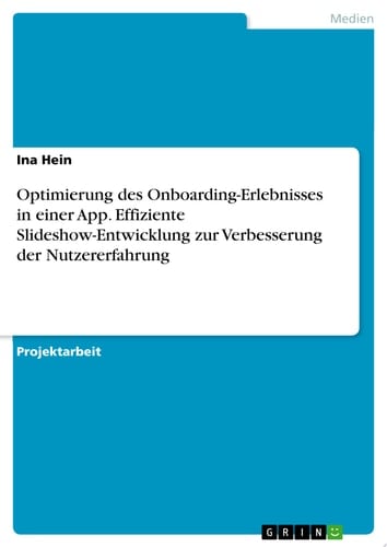 Optimierung des Onboarding-Erlebnisses in einer App. Effiziente Slideshow-Entwicklung zur Verbesserung der Nutzererfahrung