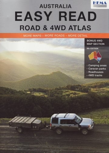 Australia Easy Read Road and 4WD Atlas