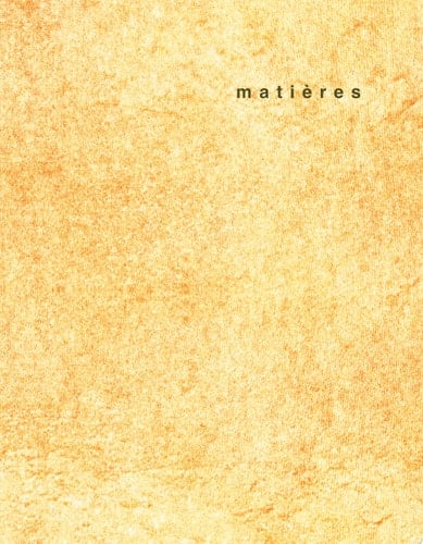 matières 11 Transitions