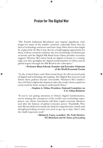 The Digital War How China's Tech Power Shapes the Future of AI, Blockchain and Cyberspace