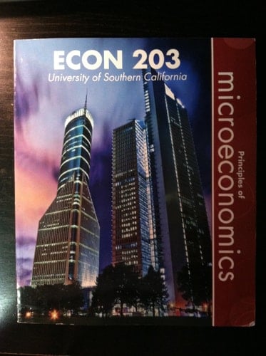 Econ 203 Principles of Microeconomics