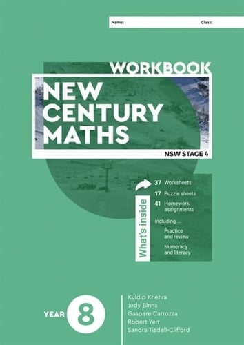New Century Maths 8 WorkBook