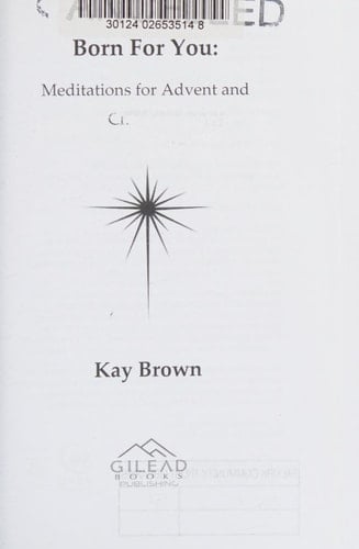 Born for You Meditations for Advent and Christmas