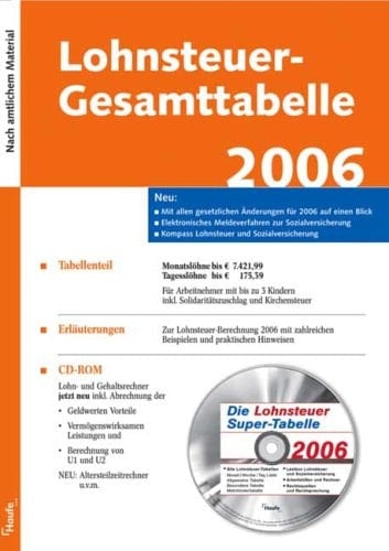 Lohnsteuer-Gesamttabelle 2006