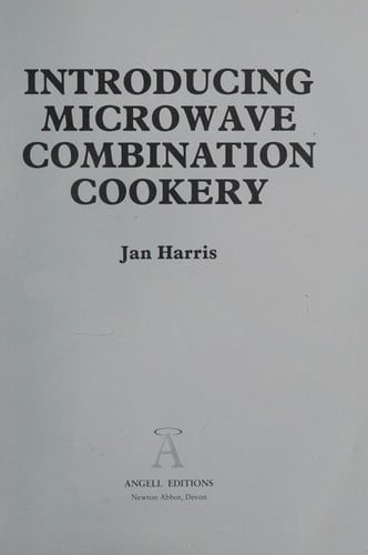 Introducing Microwave Combination Cookery
