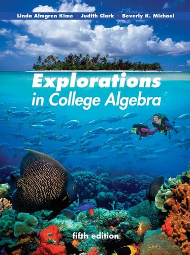 Explorations in College Algebra 5e + WileyPLUS Registration Card