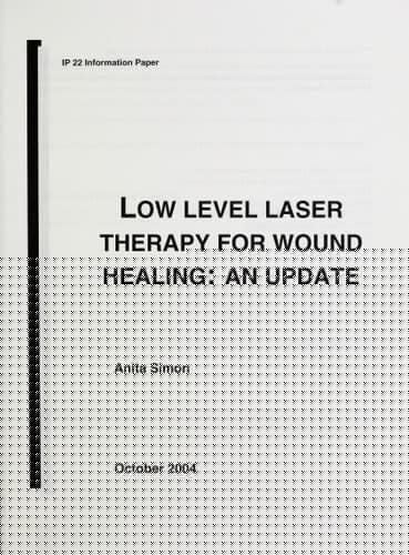 Low Level Laser Therapy for Wound Healing An Update
