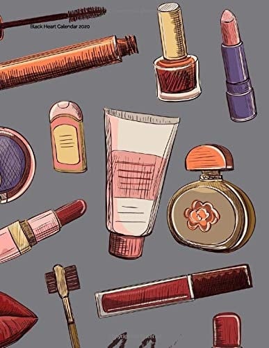 Black Heart Calendar: Full Size 2020