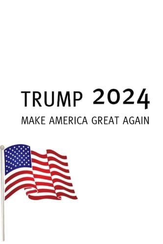 TRUMP 2024 NOTEBOOK: Notebook with trump 2024, libtards keep out WHITE