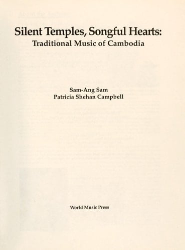 Silent temples, songful hearts: Traditional music of Cambodia