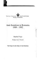 Anti-semitism in Romania, 1989-1992