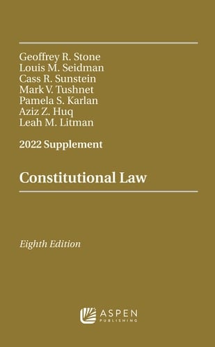 Constitutional Law, Eighth Edition