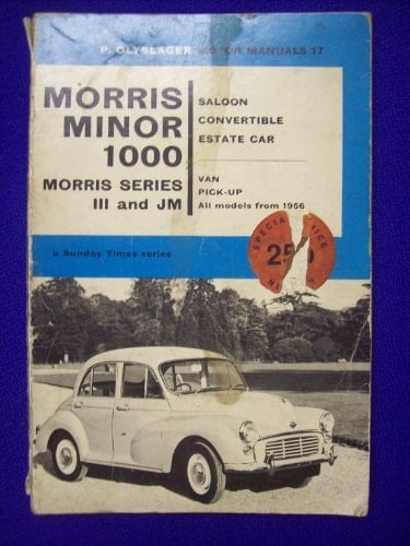 Morris Minor 1000 from 1956 (Olyslager Motor Manuals)
