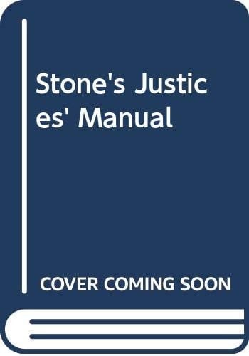 Stone's Justices' Manual, 1991