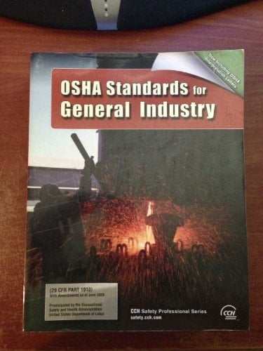 OSHA Standards for General Industry as of August 2005