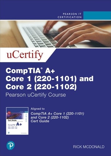 CompTIA A+ Core 1 Pearson uCertify Course Access Code Card