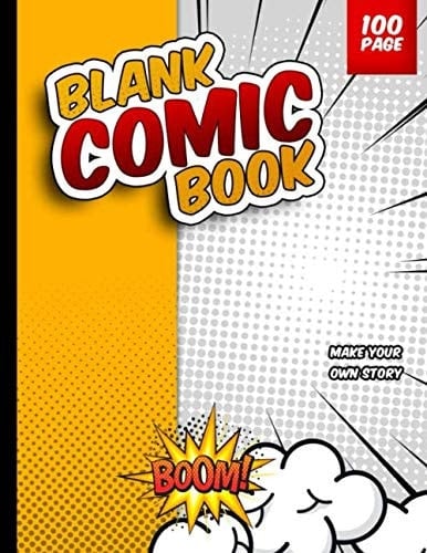 Draw Your Own Awesome Comics: blank comic book notebook for kids- Create Your Own Comics With This Comic Book Journal Notebook