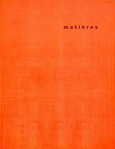 Matières N° 10/2012