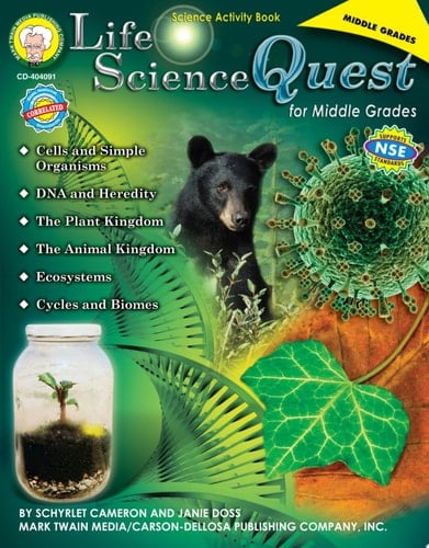 Life Science Quest for Middle Grades, Grades 6 - 8