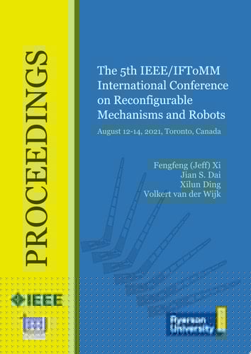 Proceedings of the 5th IEEE/IFToMM International Conference on Reconfigurable Mechanisms and Robots