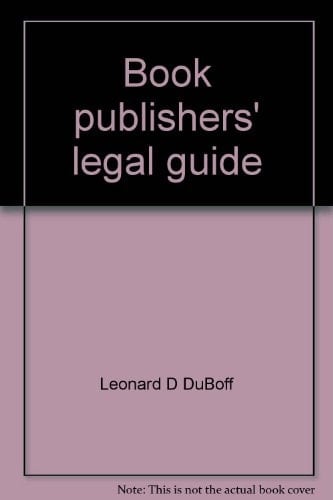 Book Publishers' Legal Guide 1987 Supplement