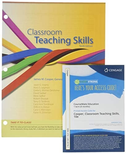 Bundle: Cengage Advantage Books: Classroom Teaching Skills, 10th + Education CourseMate with eBook Printed Access Card
