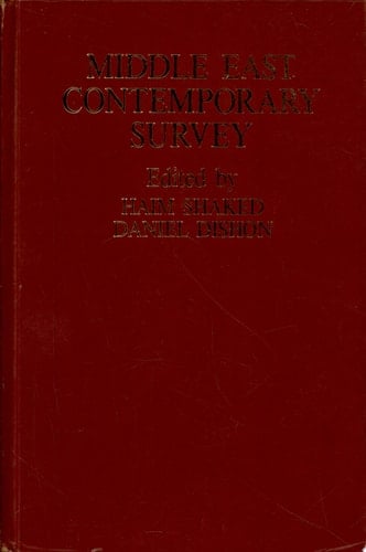 Middle East Contemporary Survey, Vol. 8, 1983-84