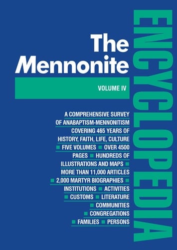 Mennonite Encyclopedia (Volume IV)