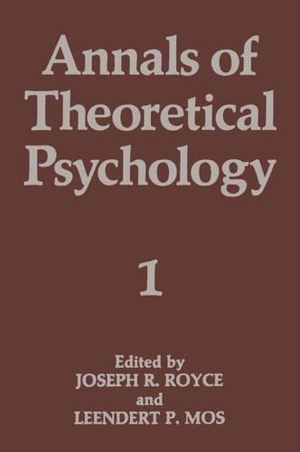 Annals of Theoretical Psychology Volume 1