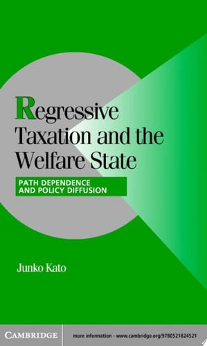 Regressive Taxation and the Welfare State Path Dependence and Policy Diffusion