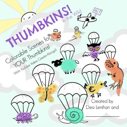 Thumbkins in the Wild! Cute Thumbprint Critters You Can Create and Color