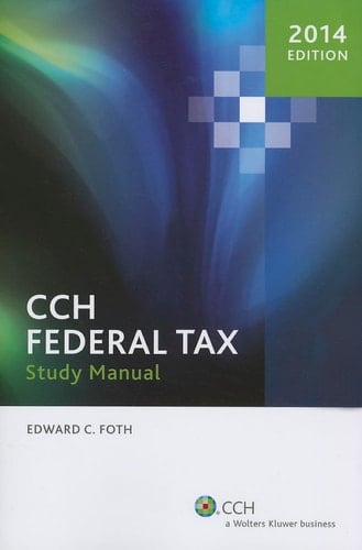 CCH Federal Tax Study Manual