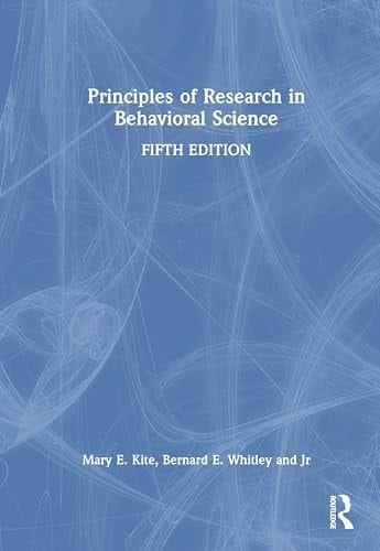 Principles of Research in Behavioral Science