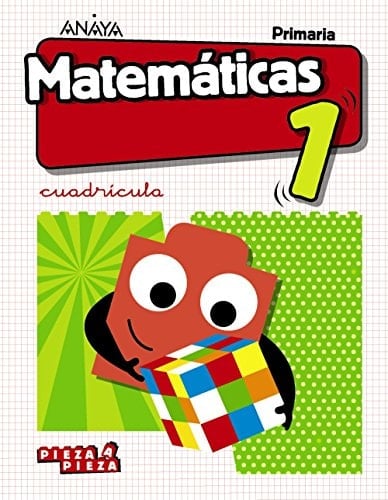 Matemáticas, 1 Primaria cuadrícula : [Pieza a Pieza]