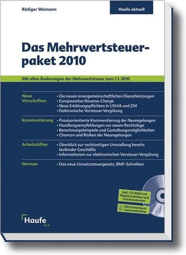 Das Mehrwertsteuerpaket 2010