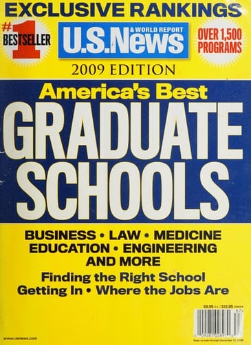 U.S. News & World Report America's Best Graduate Schools