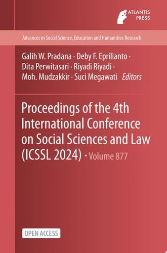 Proceedings of the 4th International Conference on Social Sciences and Law (ICSSL 2024)