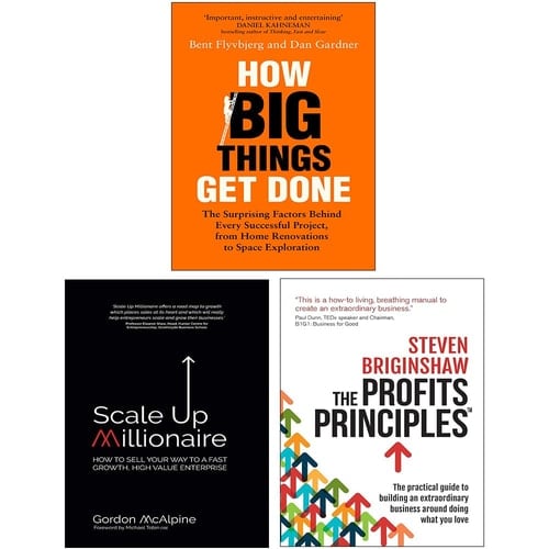 How Big Things Get Done [Hardcover], Scale Up Millionaire, The Profits Principles 3 Books Collection Set
