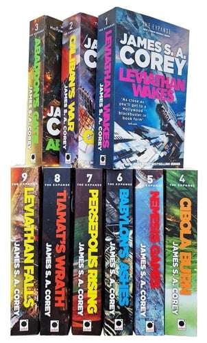 The Expanse Series Collection 9 Books Set By James S A Corey (Leviathan Wakes, Calibans War, Abaddons Gate, Cibola Burn, Nemesis Games, Babylons Ashes, Persepolis Rising & More)