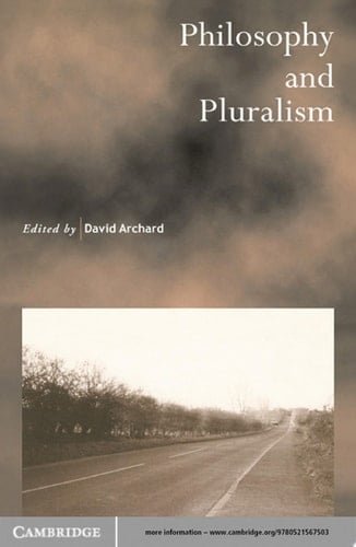 Philosophy and Pluralism