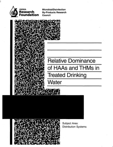 Relative Dominance of Haloacetic Acids and Trihalomethanes in Treated Drinking Water