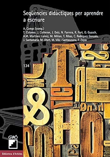 Seqüències didàctiques per aprendre a escriure