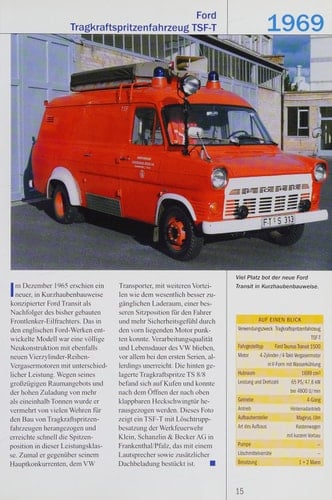 Feuerwehr-Typenbuch 1946 - 1969 ; Fahrzeuge, Daten, Technik