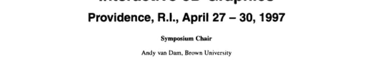 Proceedings / 1997 Symposium on Interactive 3D Graphics : Providence, R.I., April 27 - 30, 1997