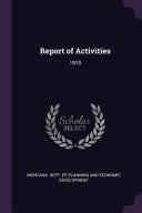 Report of Activities 1970