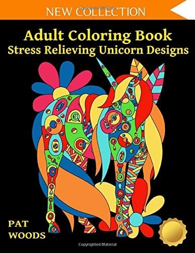 Adult Coloring Book: Stress Relieving Unicorn Designs Unicorn Coloring Book