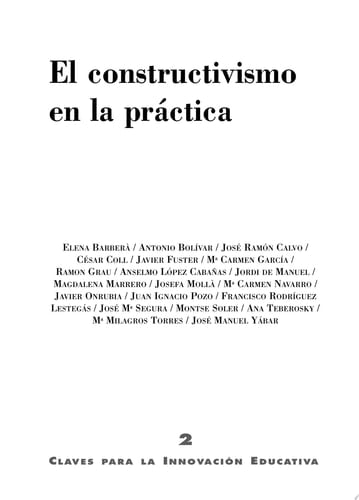 El constructivismo en la práctica