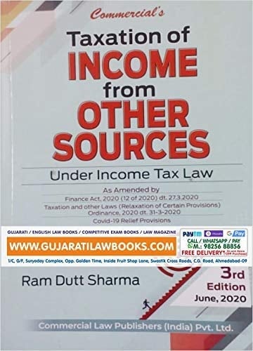 Commercial's Taxation of Income from Other Sources Under Income Tax Law - 3/e, june 2020