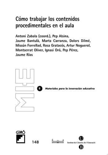 Cómo trabajar los contenidos procedimentales en el aula